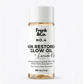 A 150 ml bottle of Frank & Co. Skin Restore & Glow Oil